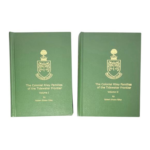 Robert Riley “Colonial Riley Families Tidewater Frontier” Vol 1&2 Genealogy - Picture 1 of 16